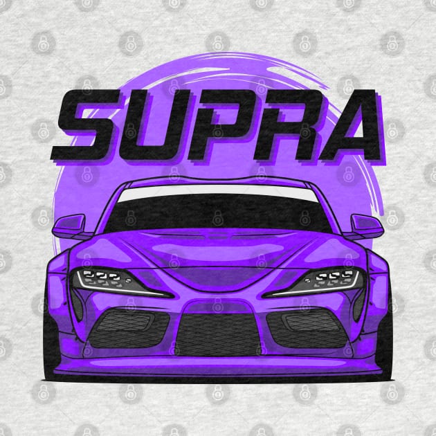 Purple Supra MK V by GoldenTuners